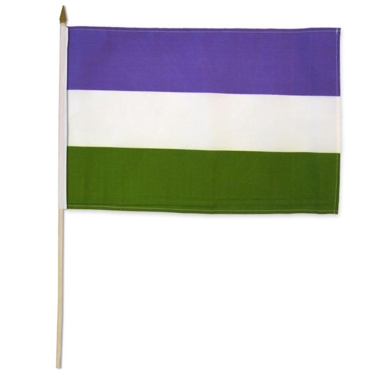 GenderQueer 12" x 18" Stick Flag