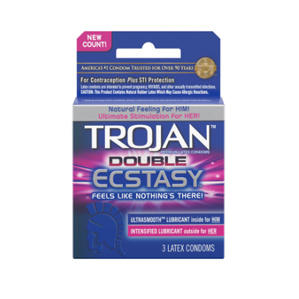 Trojan Double Ecstasy - 3 pk