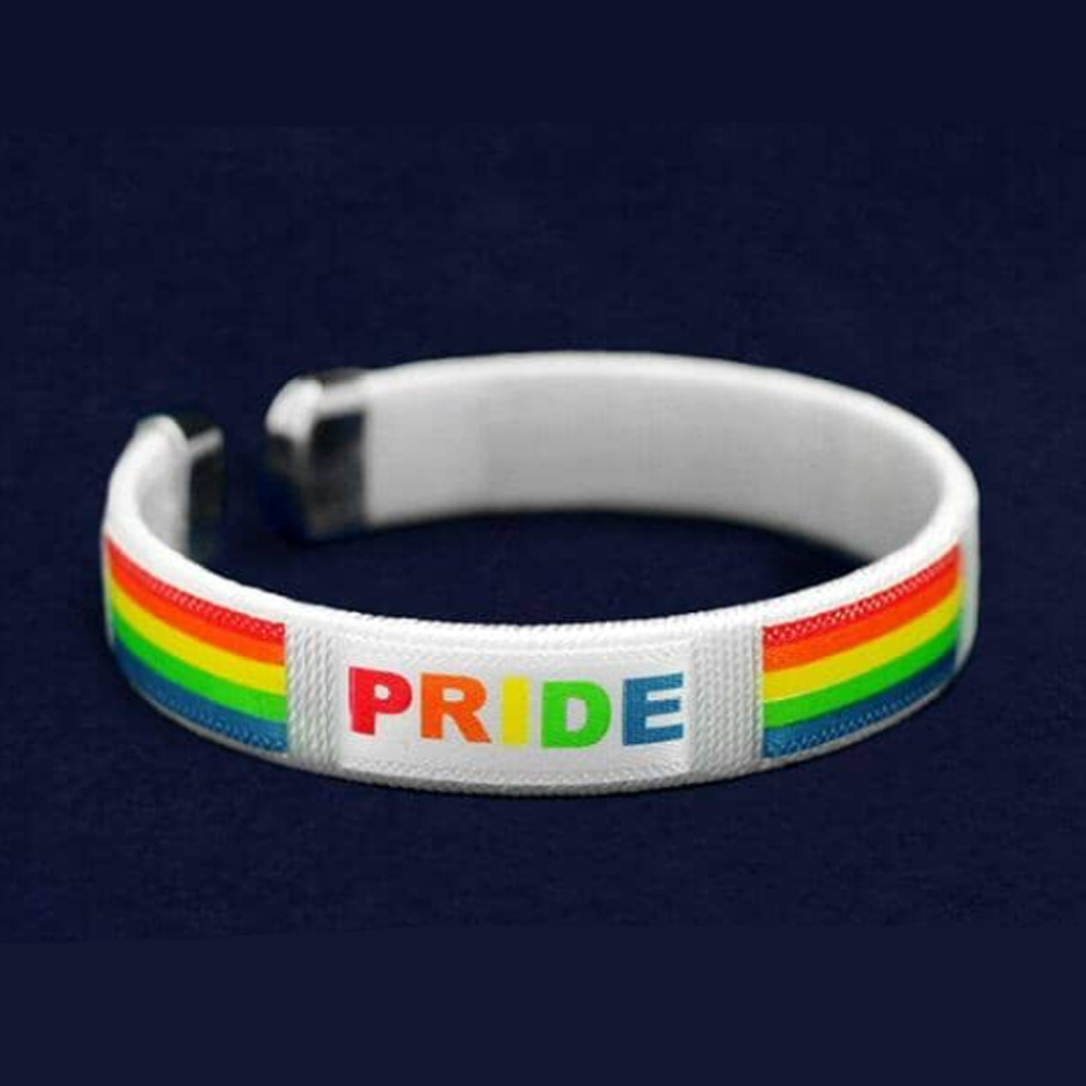 Rainbow Pride Bangle Bracelets