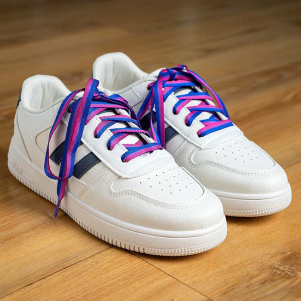 Bisexual Flag Striped Shoe Laces