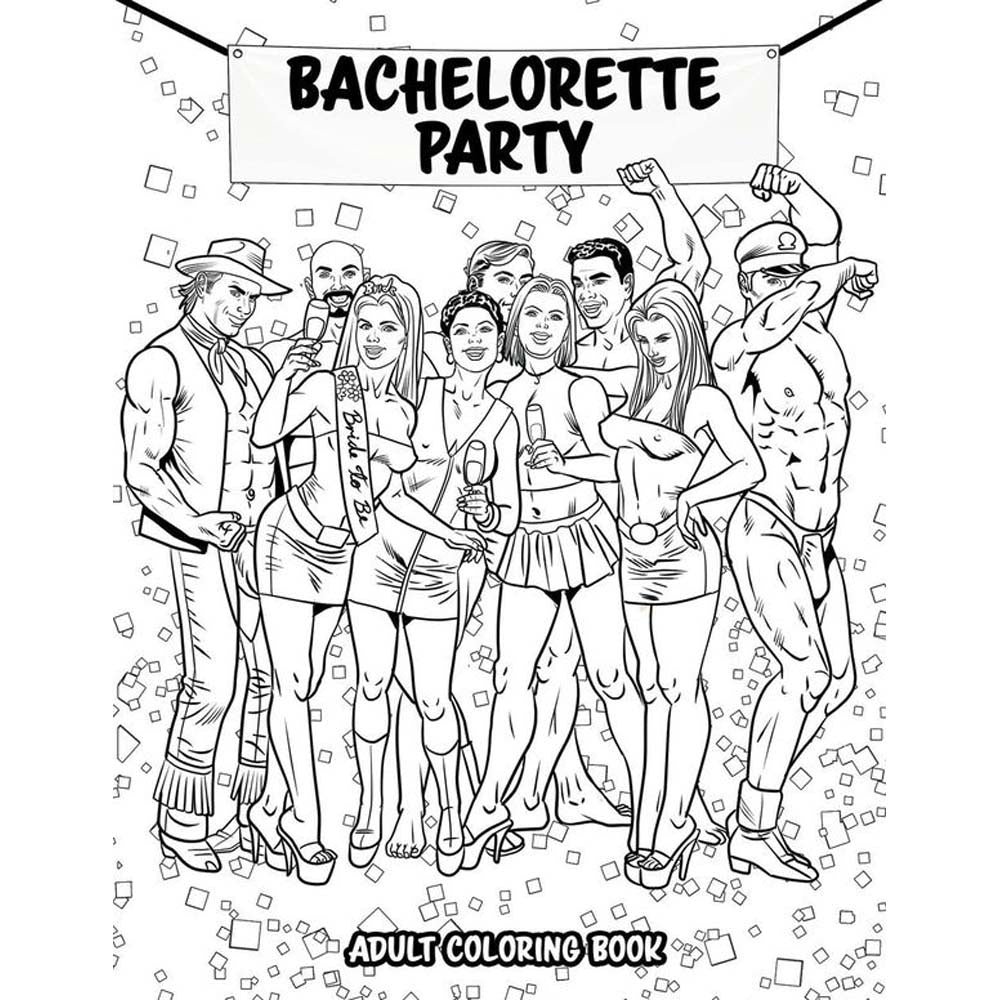 Bachelorette Party Colouring Book