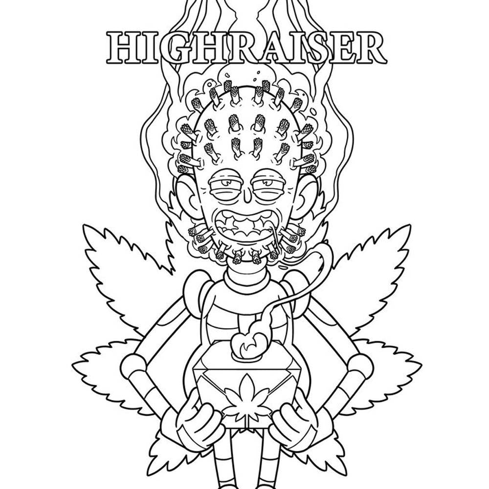 Killer Buds Colouring Book