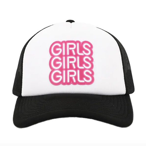 GIRLS GIRLS GIRLS Trucker Hat