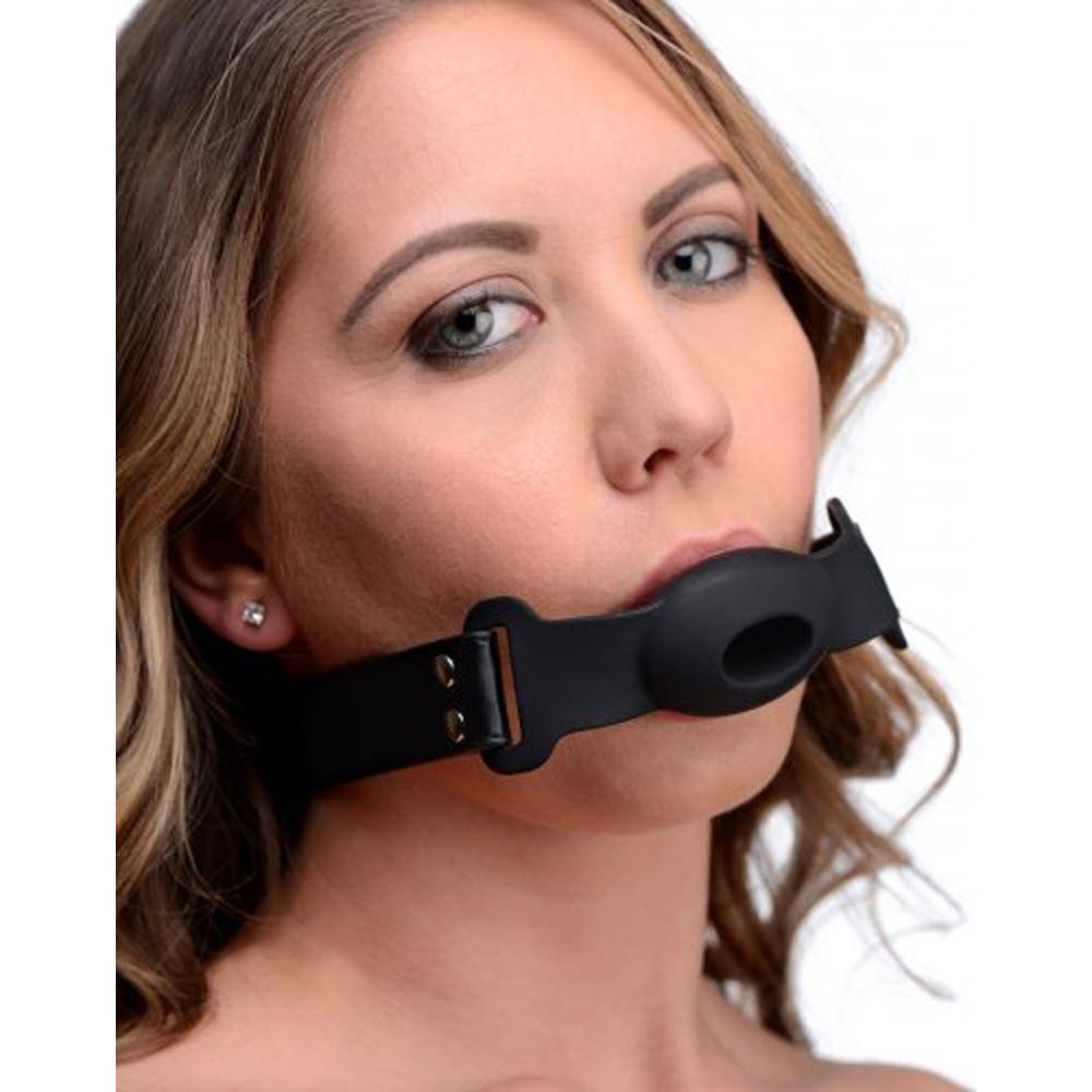 Strict Hollow Silicone Gag *
