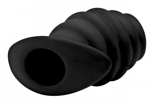Hive Ass Tunnel Ribbed Hollow Plug - Lg