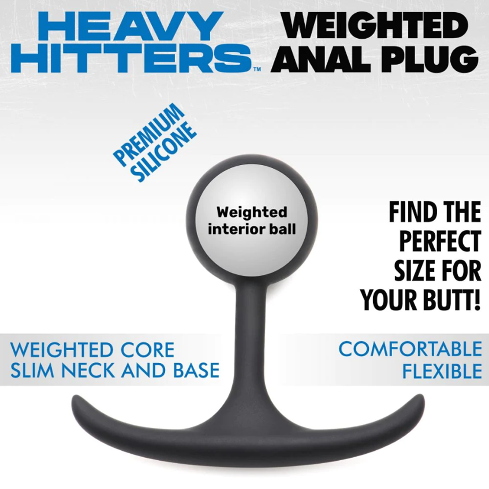 Comfort Weighted Silicone Plug 4.7" - XL