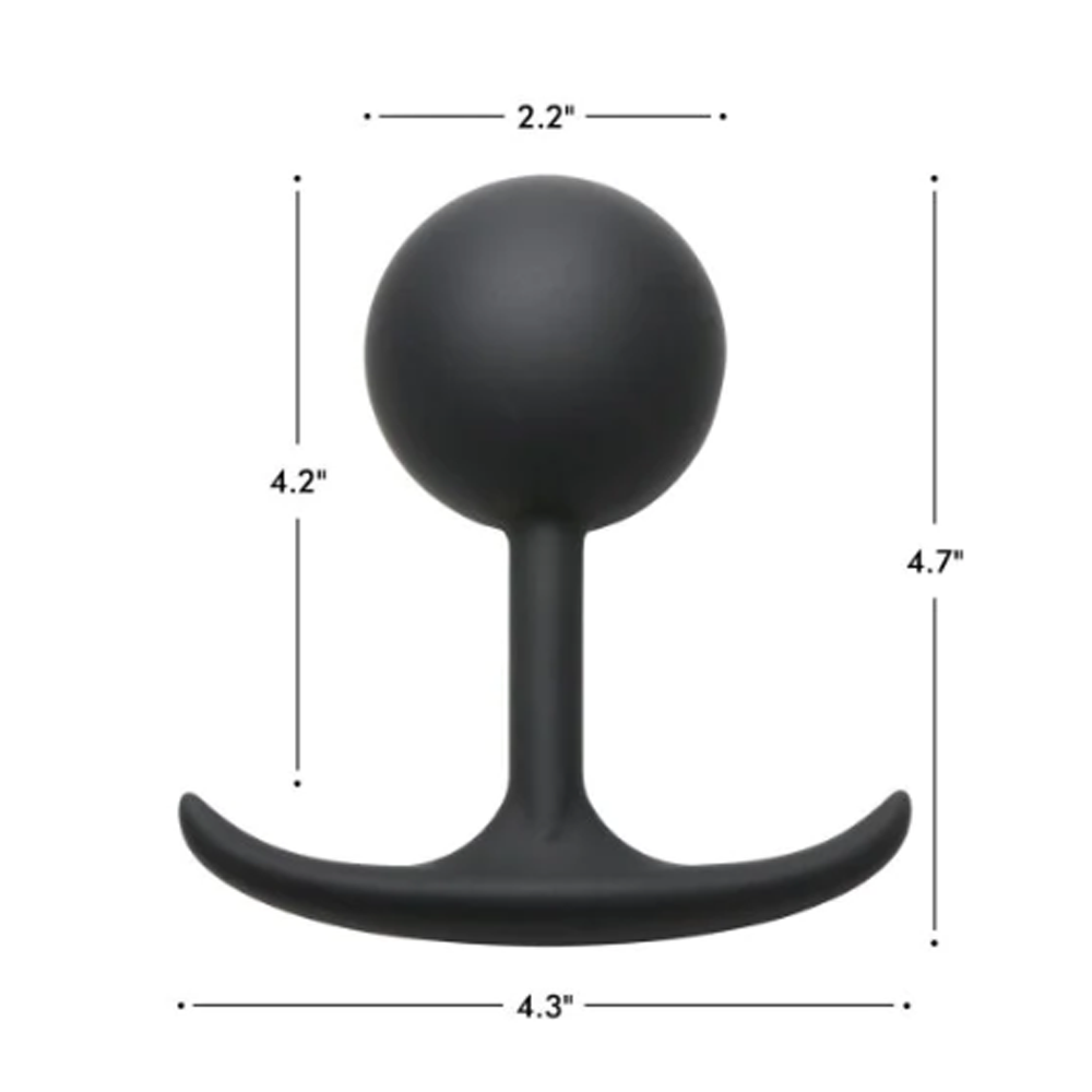 Comfort Weighted Silicone Plug 4.7" - XL