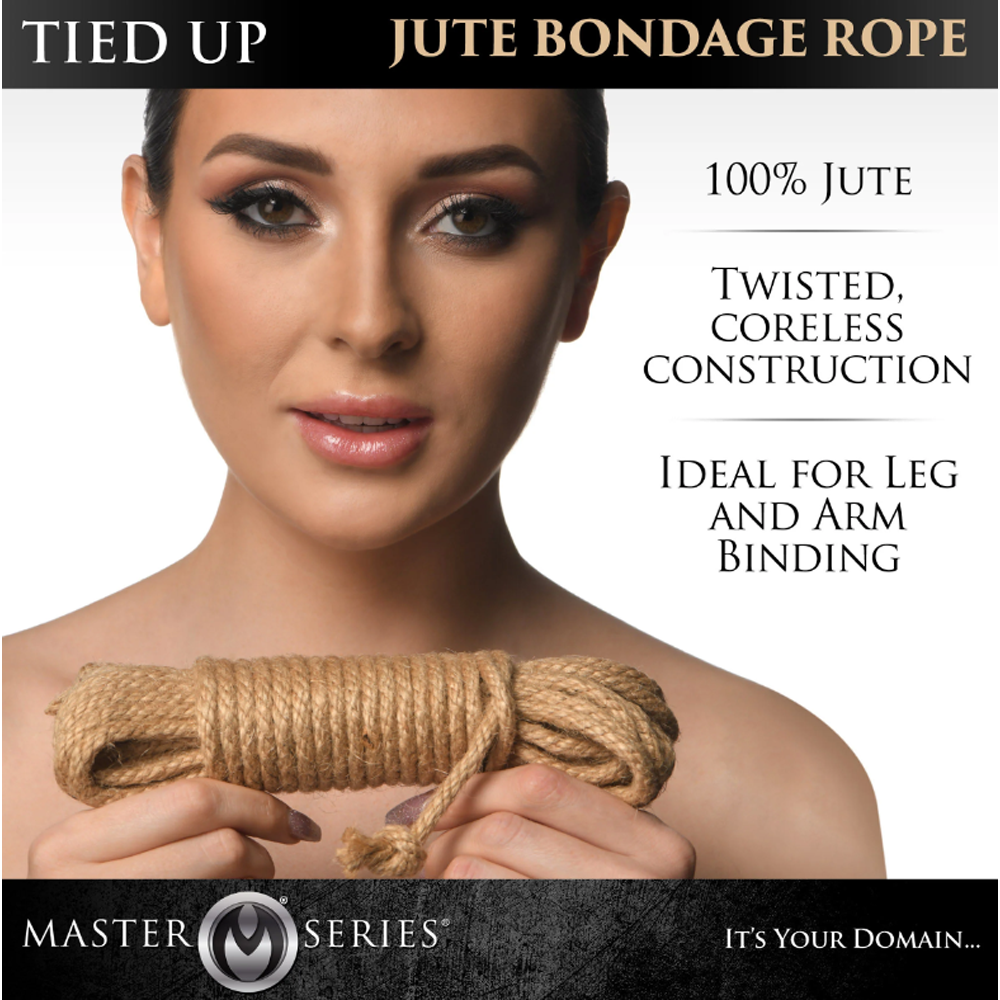 Tied Up Jute Bondage Rope - 50ft