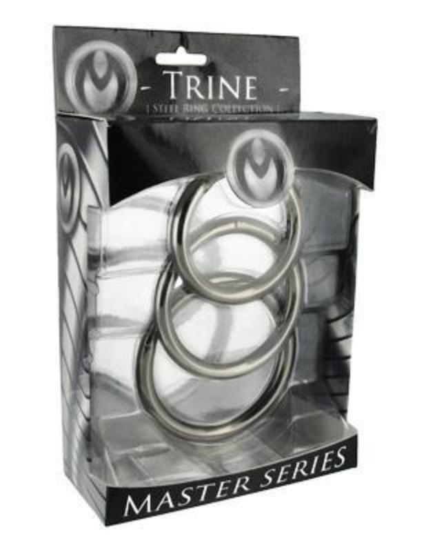 MS Trine Steel Ring Set