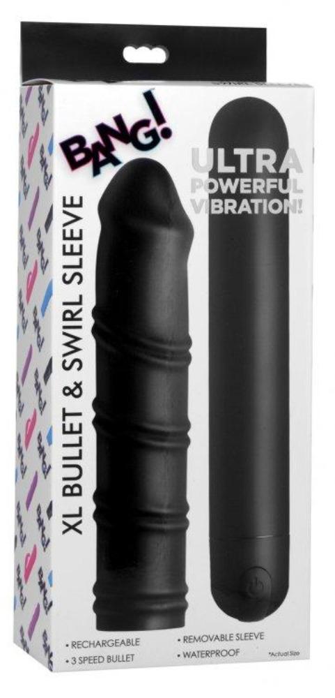 Bang XL Bullet & Silicone Swirl Sleeve *