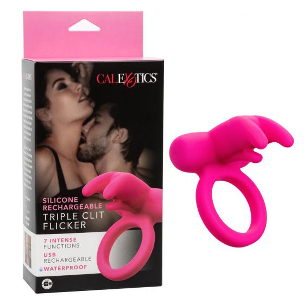 Silicone Rechargeable Triple ClitFlicker